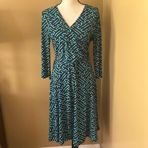 42 Hawthorn faux wrap dress
